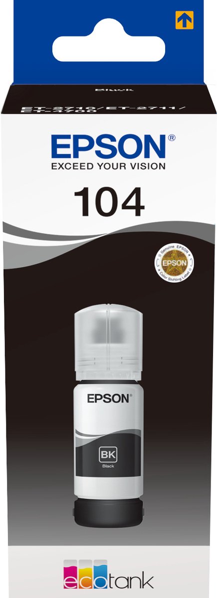 Epson EcoTank 104 - Black Ink Tank