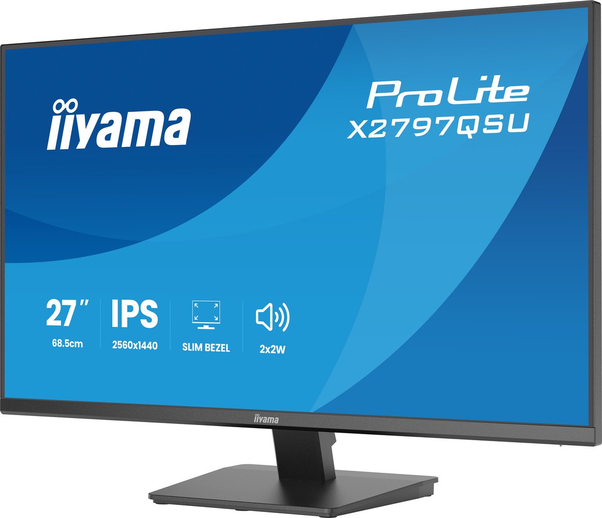 27" iiyama ProLite X2797QSU - 2560x1440 (QHD) - 60Hz - IPS
