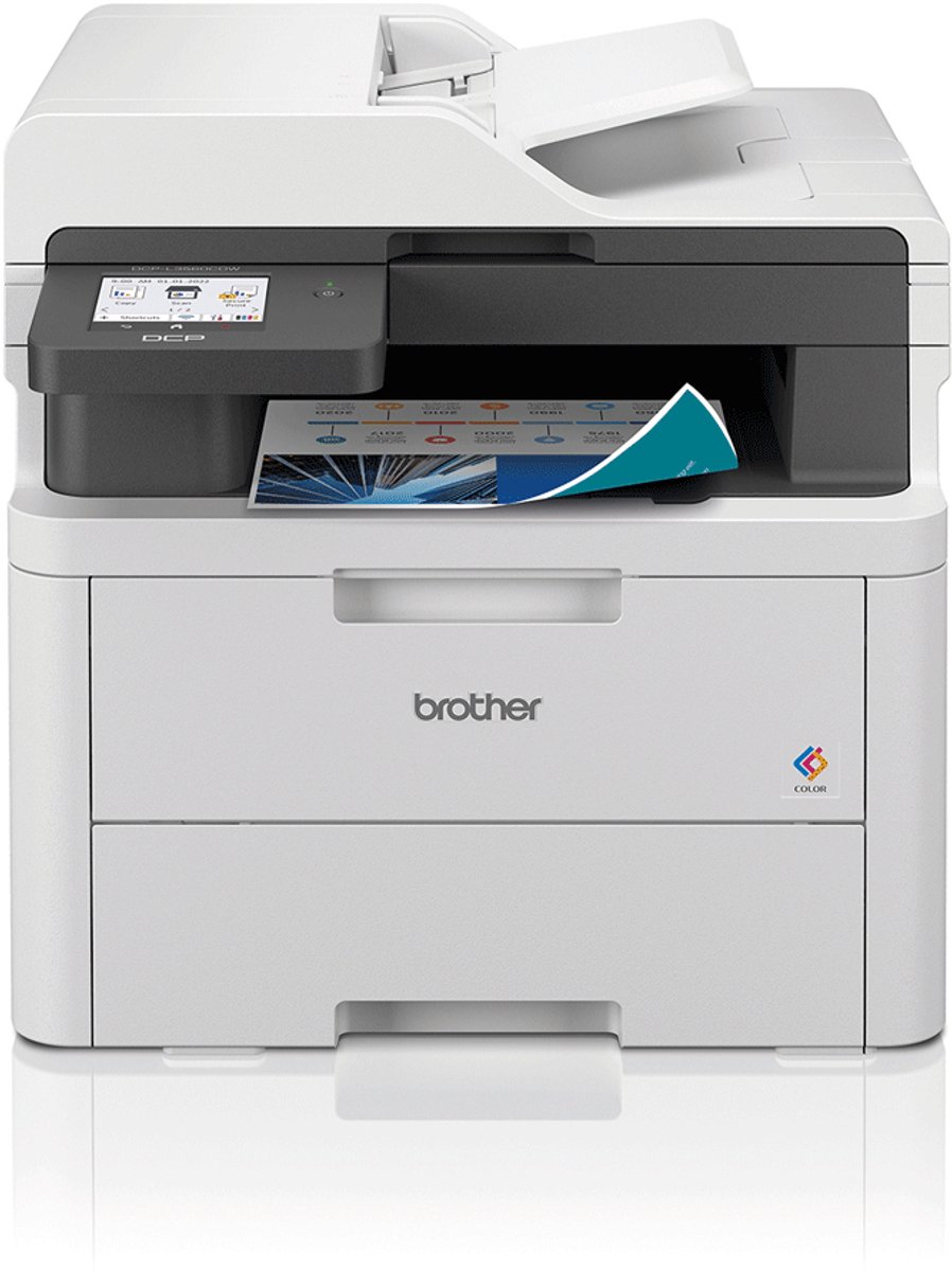 Brother DCP-L3560CDW - Color LED - 26 ppm - 600 x 2400 dpi Multifunktion - Farve - LED