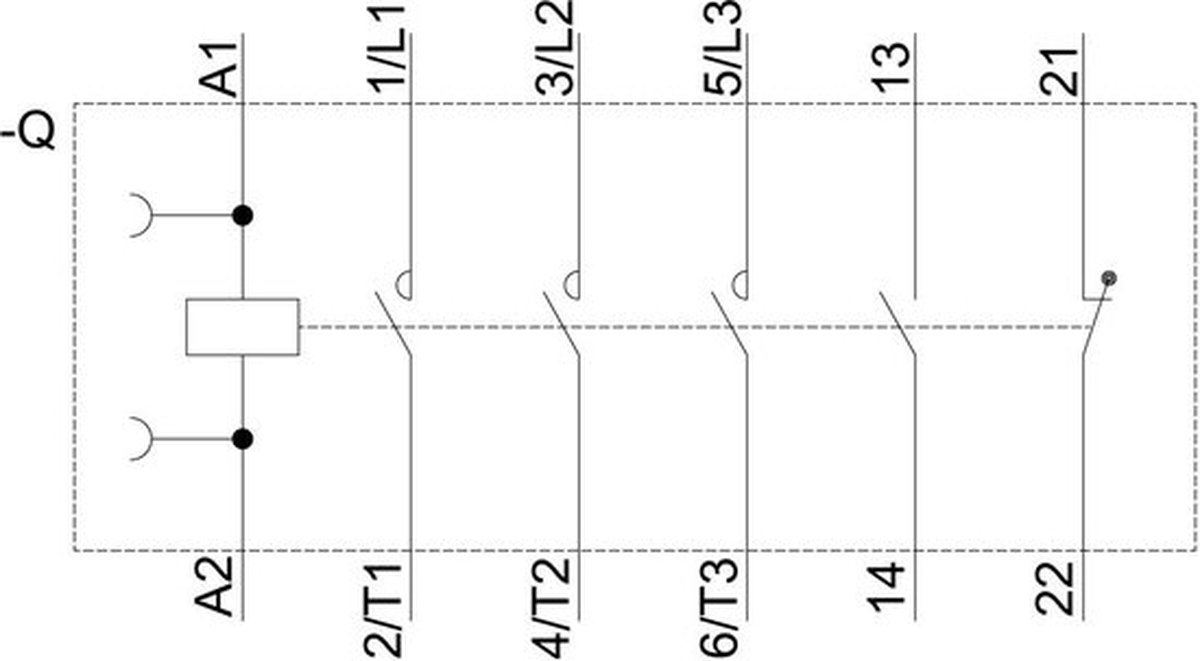 Contacteur Siemens 3RT2025-1AL20 3 NO (T) 1 pc(s)