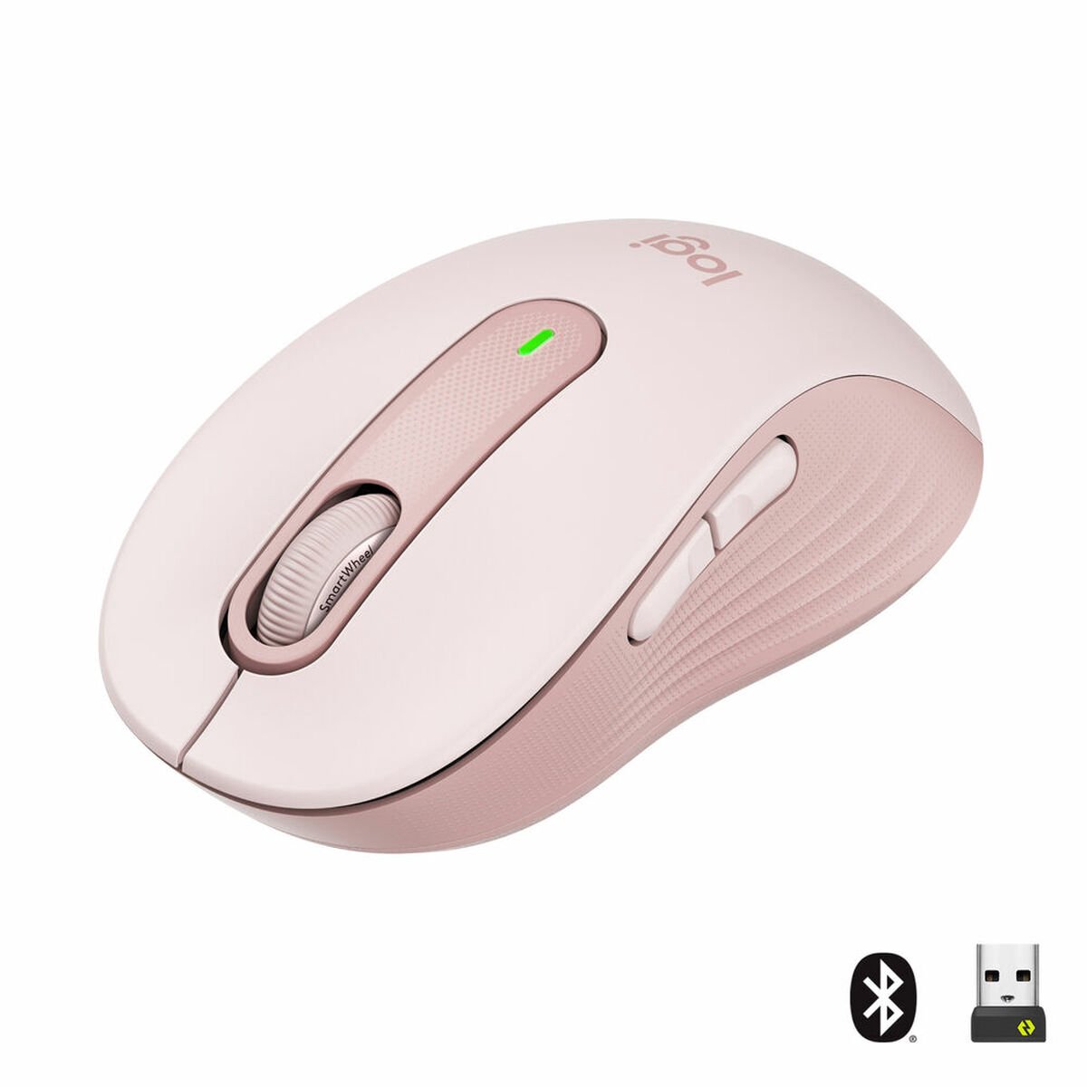 Logitech Signature M650 Wireless Rose - Mus - Optisk - 5 knapper - Pink