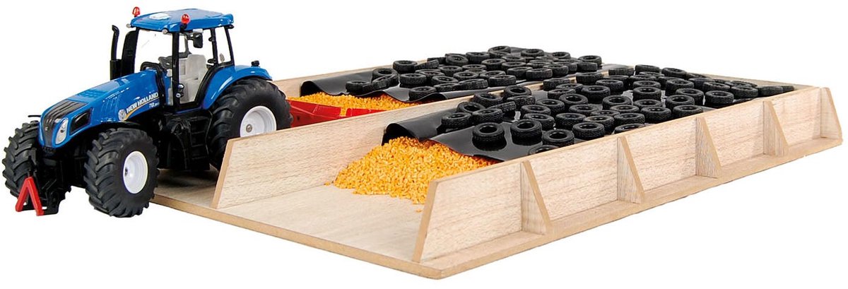 Kids Globe Slot Silo Wood 1:32