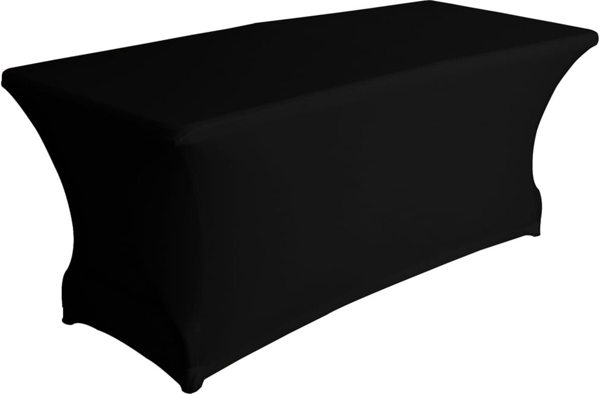 Perel table cover Housse de table noir FP411
