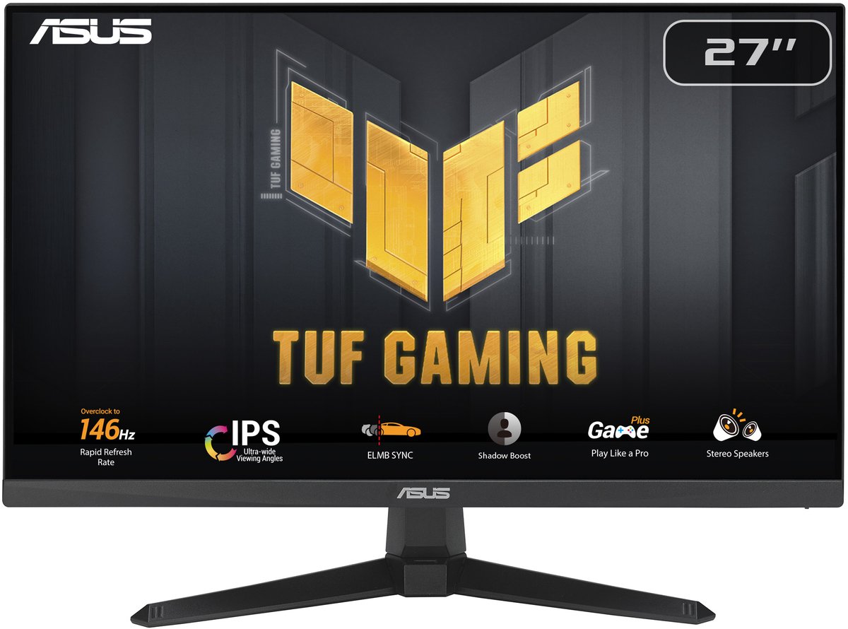 Moniteur gaming Asus TUF Gaming VG279QE5A CEE E (A - G) 68.6 cm 27 pouces 1920 x 1080 pixels 16:9 1 ms IPS LCD