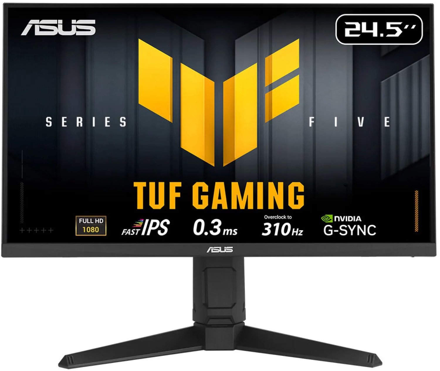 Moniteur gaming Asus TUF Gaming VG259QMRL5A CEE E (A - G) 62.2 cm 24.5 pouces 1920 x 1080 pixels 16:9 1 ms IPS LCD