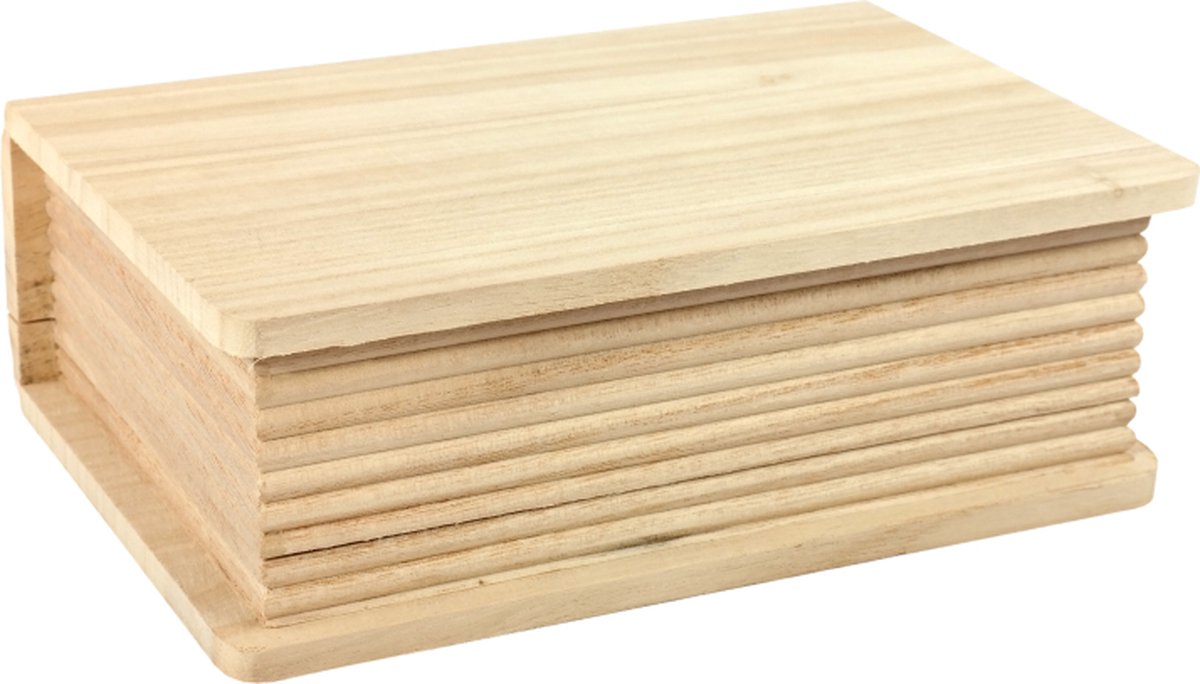 Playwood Decorate your own wooden storage book
