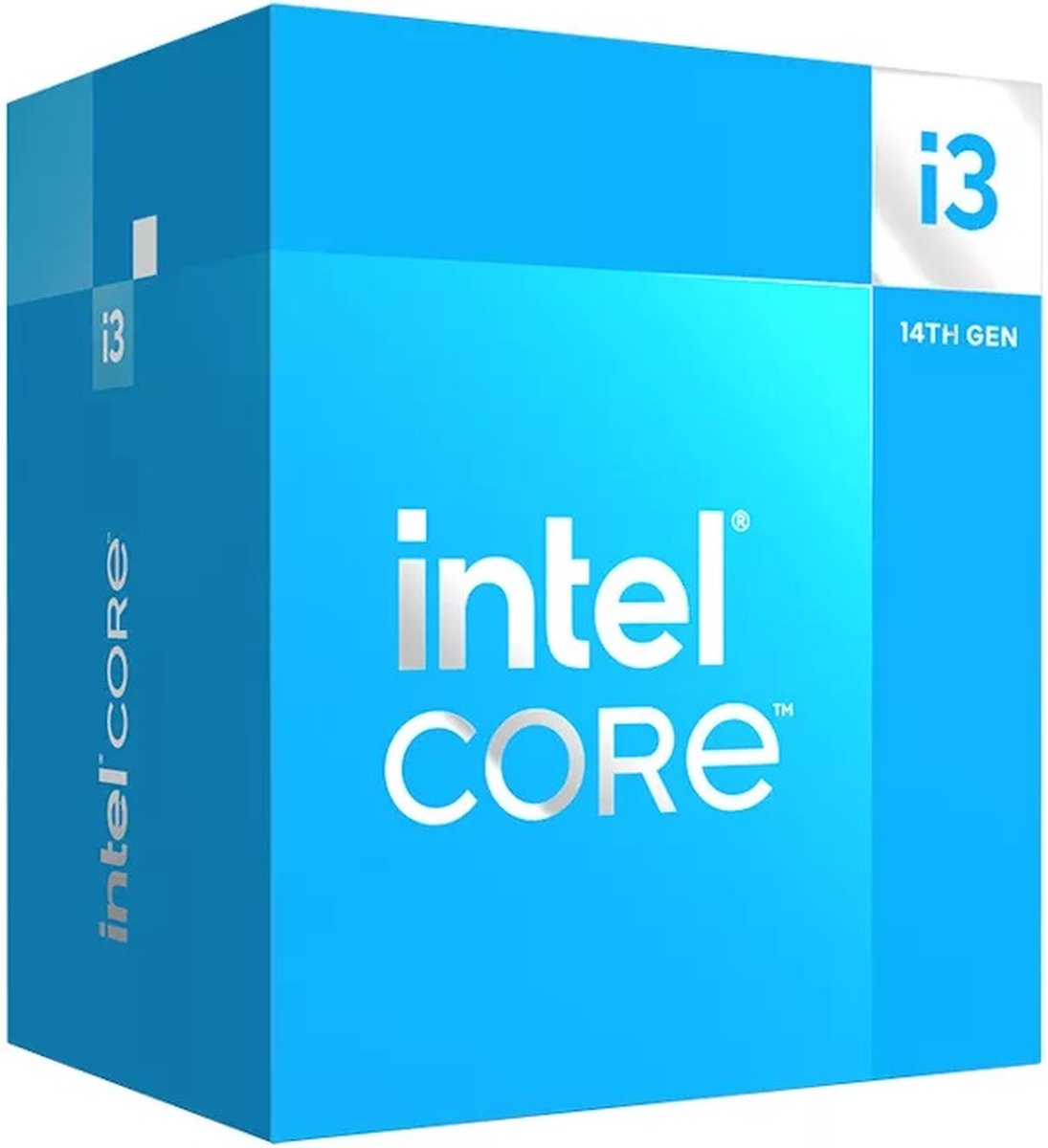 Intel Core i3-14100F Raptor Lake-S CPU - 4 kerner - 3.5 GHz - Intel LGA1700 - Intel Boxed (med køler)