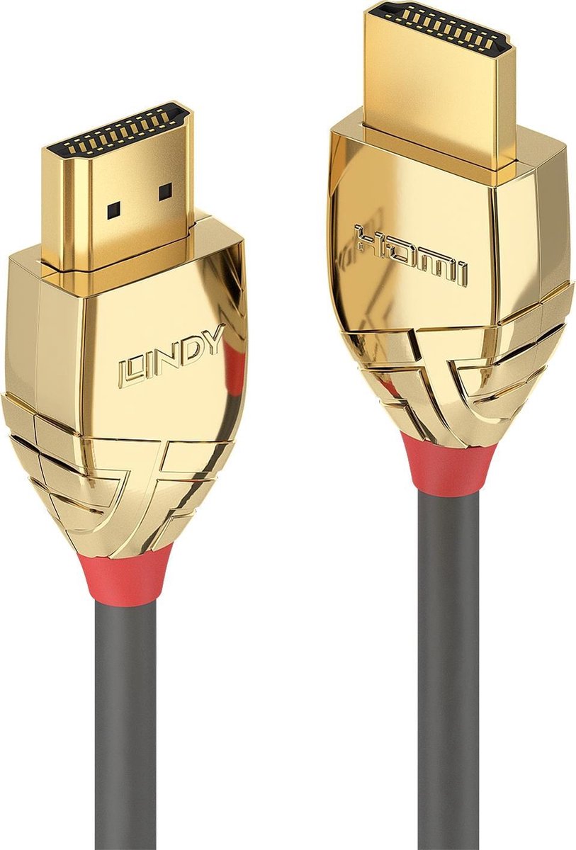 Lindy Gold Line HDMI cable with Ethernet - 1 m