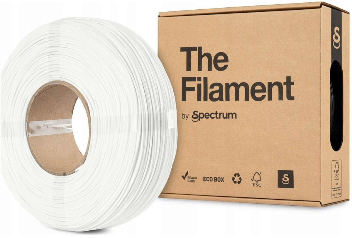 Spectrum The Filament / ReFill PLA / Traffic White / ⌀ 1.75 mm / 1 kg
