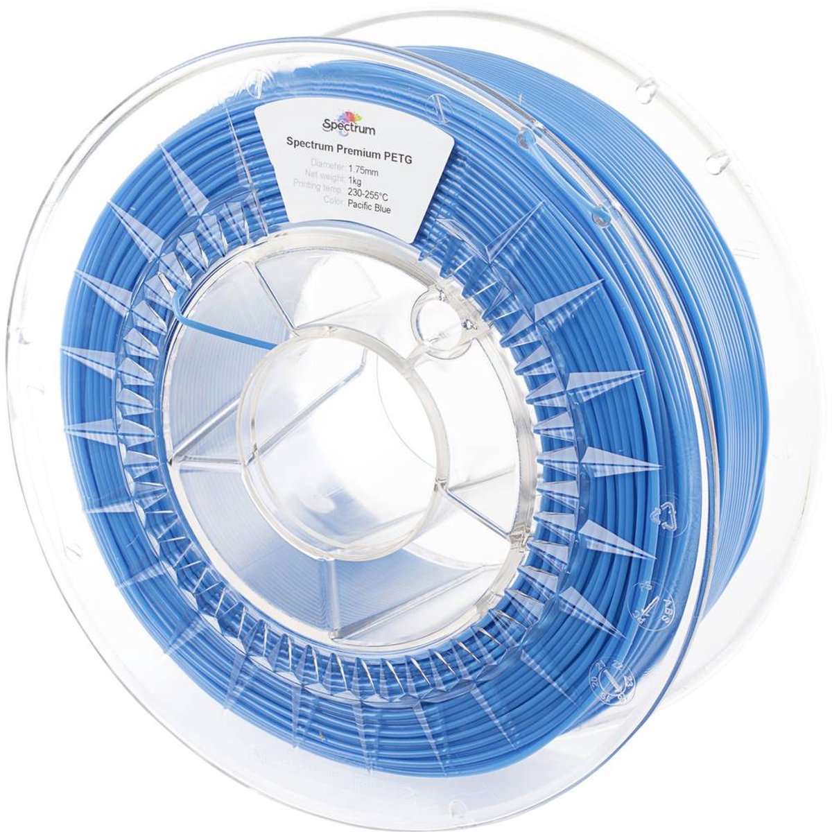 Spectrum 3D Filament / PETG Premium / ⌀ 1.75 mm / Pacific Blue / 1 kg