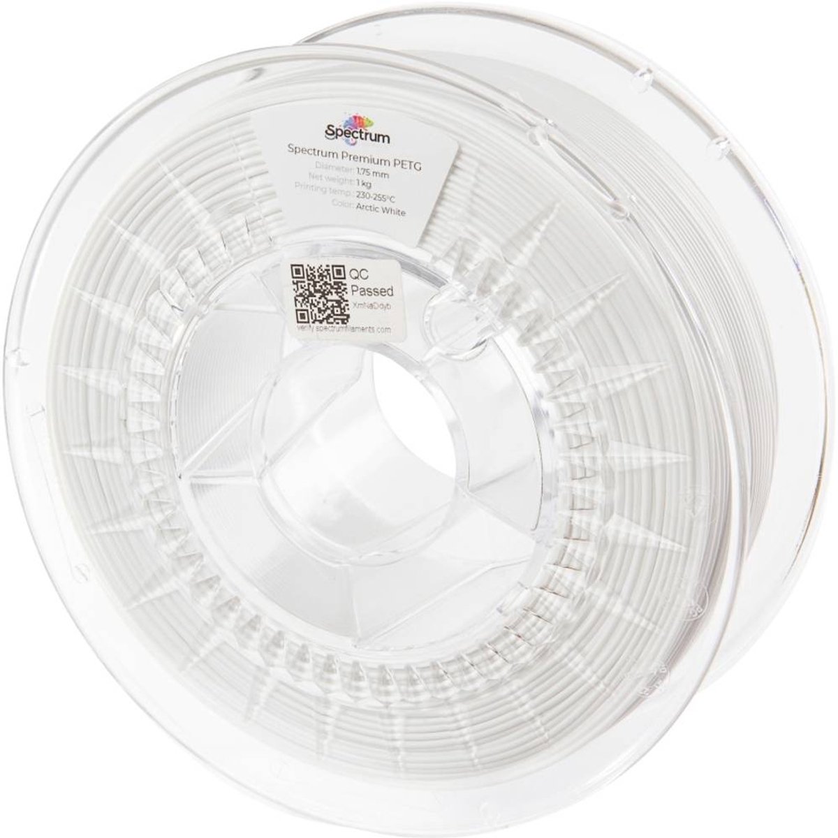 Spectrum 3D Filament / PETG Premium / ⌀ 1.75 mm / Arctic White / 1 kg