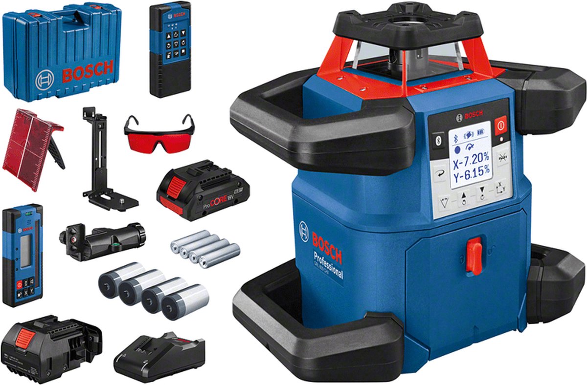 Bosch Professional GRL 600 CHV + BT 170 HD + GR 240 Laser rotatif autonivelant Portée (max.): 600 m