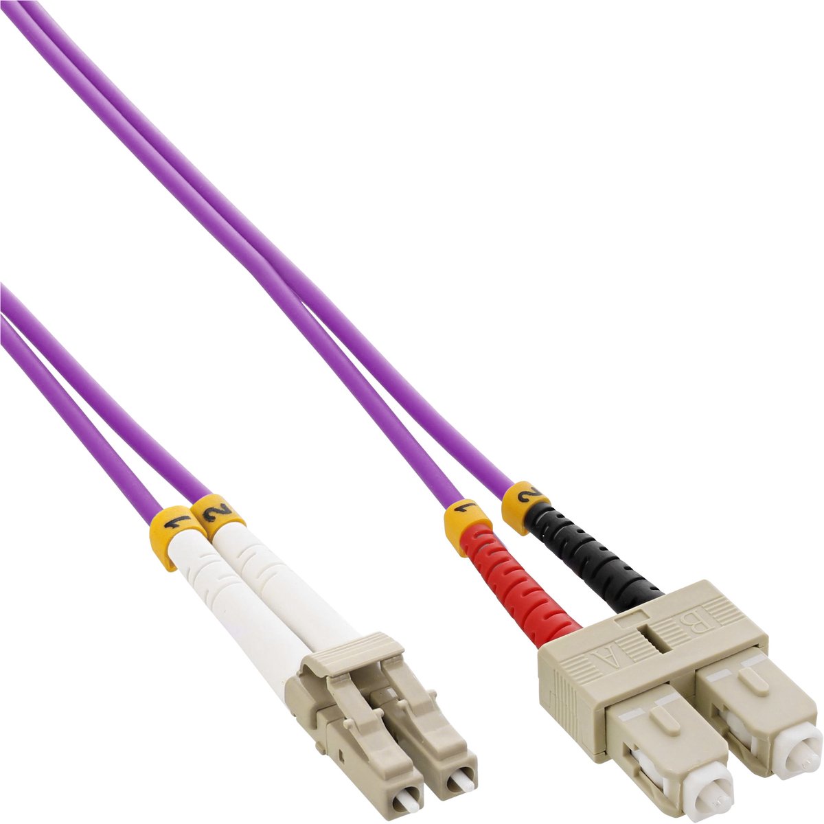 InLine patch cable - 5 m - 5 m - purple - Lilla - 5m