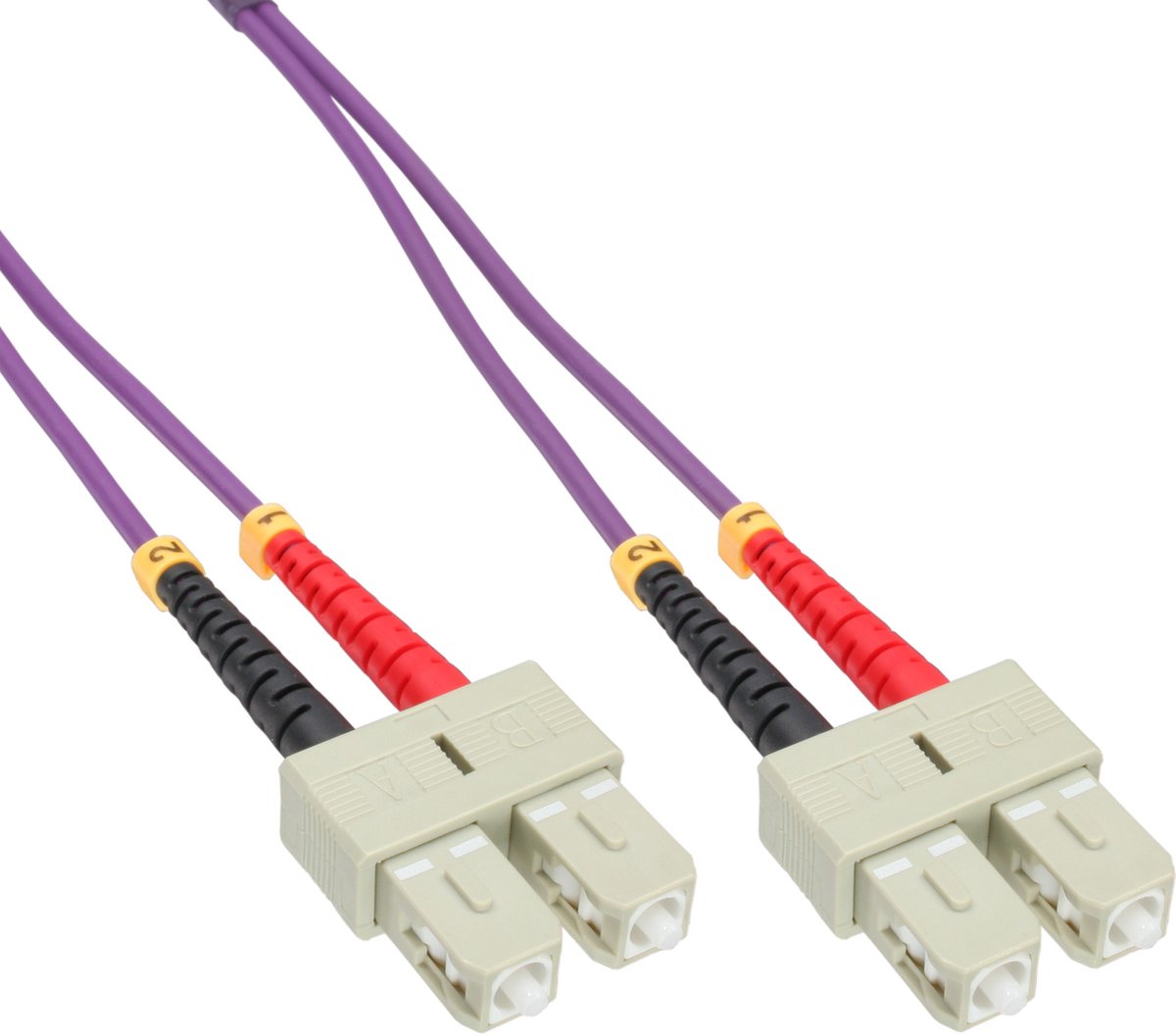 InLine patch cable - 2 m - 2 m - purple - Lilla - 2m