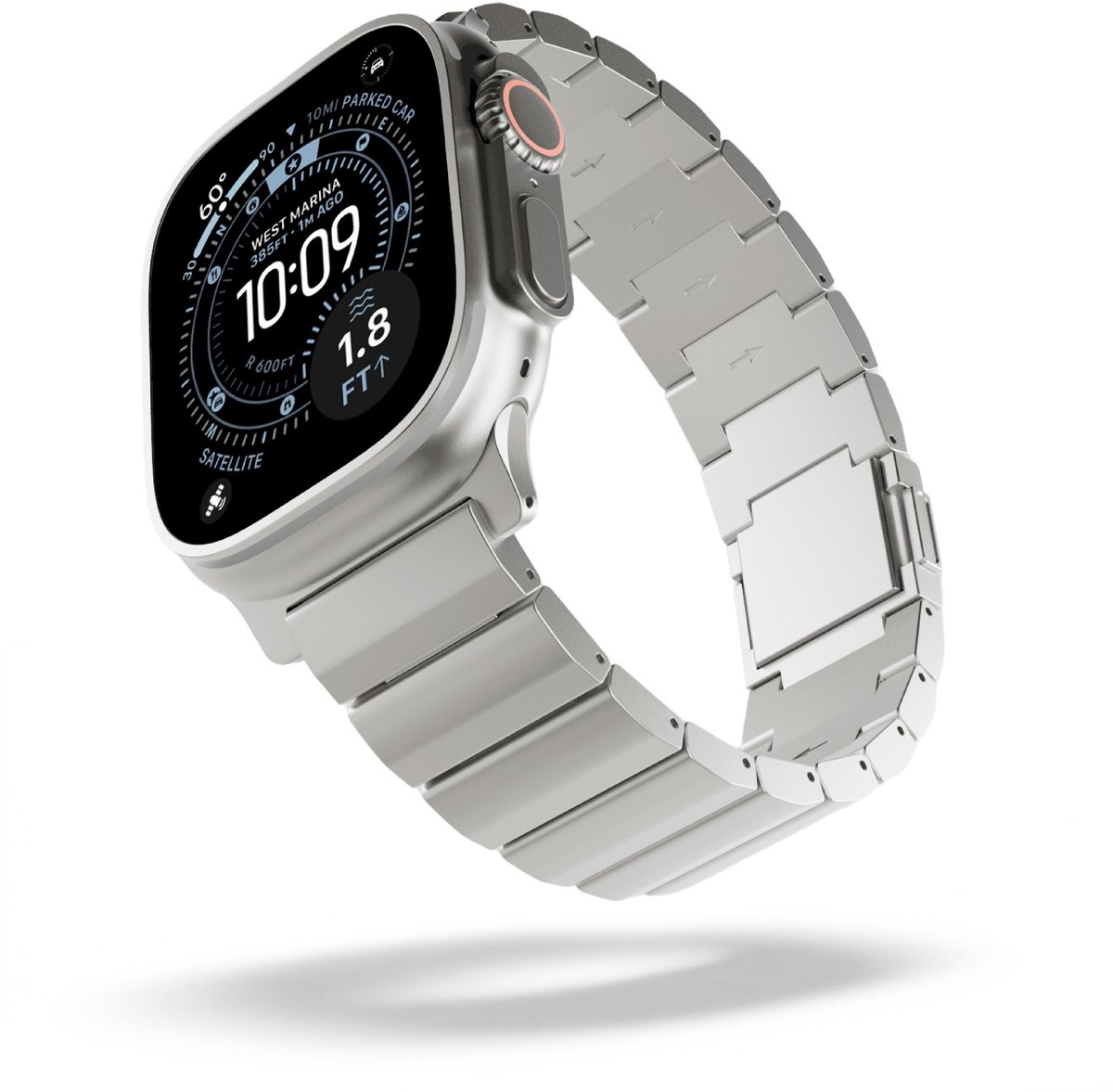 Decoded Decoded Titanium Strap for Apple Watch U Dragonne titane