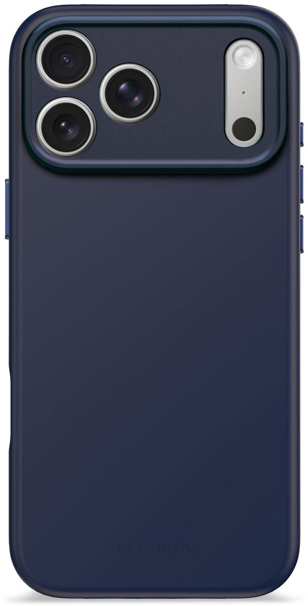 Decoded AntiMicrobial Silicone Coque arrière iPhone 17 Pro Max marine D25IPO17PKBCS9TY
