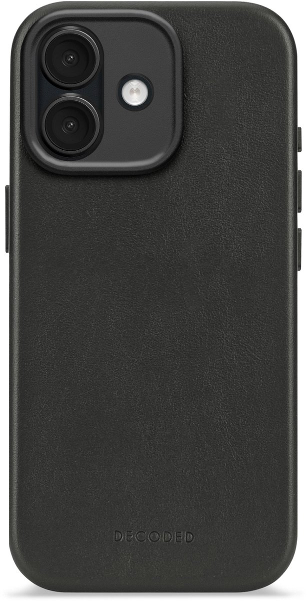 Decoded Leather Backcover iPhone 17 Coque arrière iPhone 17 noir D26IPO17BC1BK