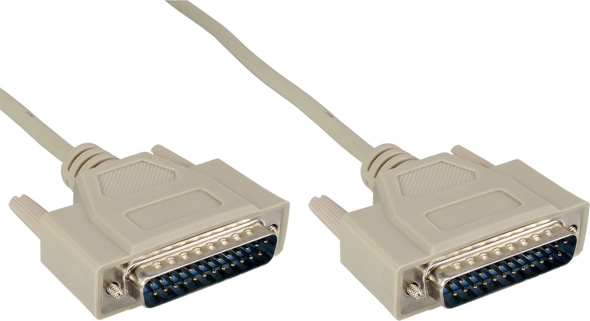 InLine - serial cable - DB-25 to DB-25 - 2 m