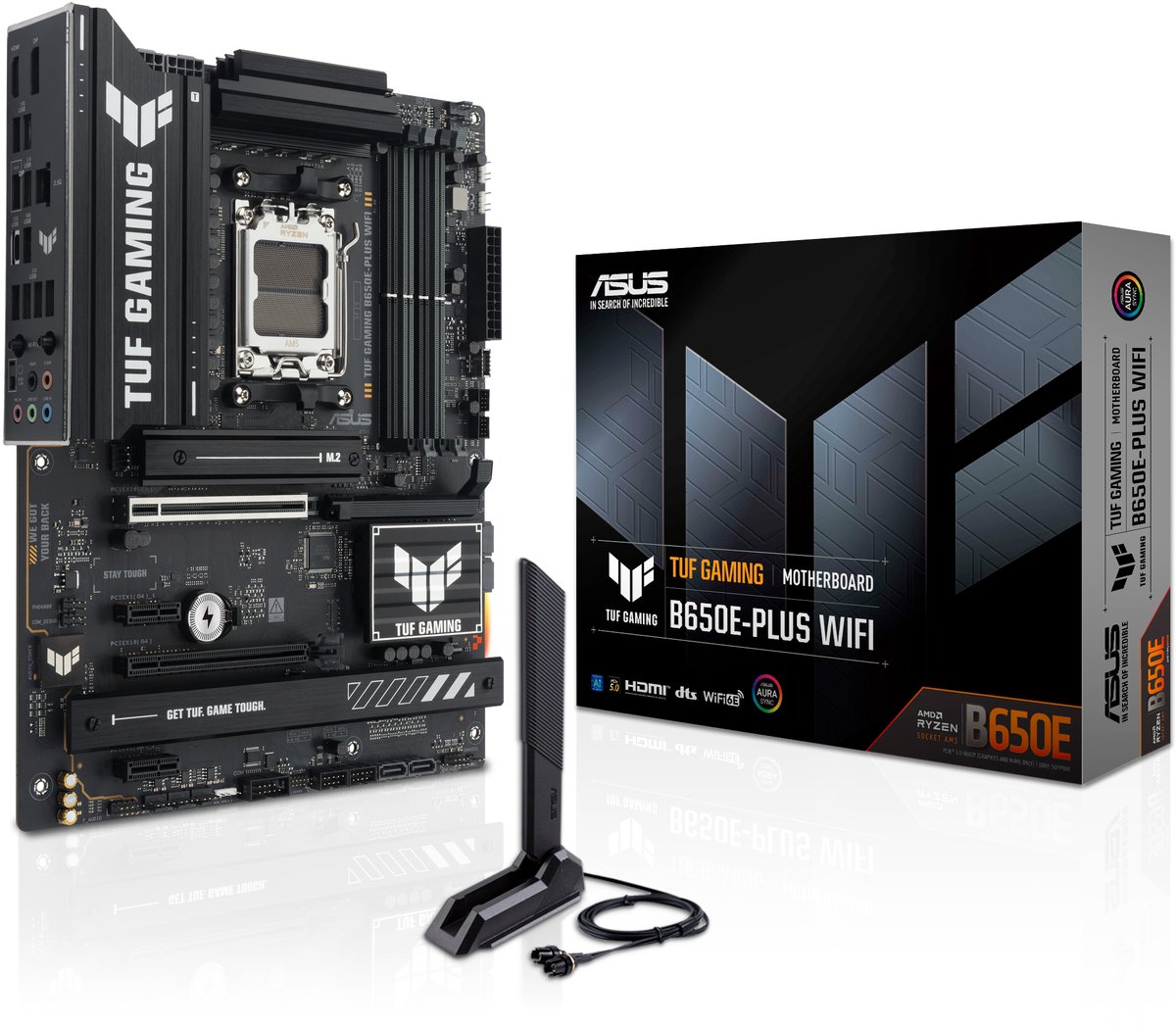 Asus 90MB1M20-M0EAY0 Carte mère Socket (PC) AMD® AM5 Facteur de forme (détails) ATX Chipset de la carte mère AMD® B650