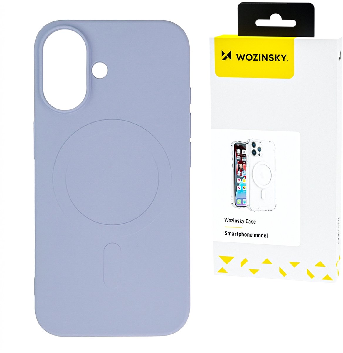 Wozinsky Liquid Silicone MagSafe Case for Samsung Galaxy S25 Ultra - Purple
