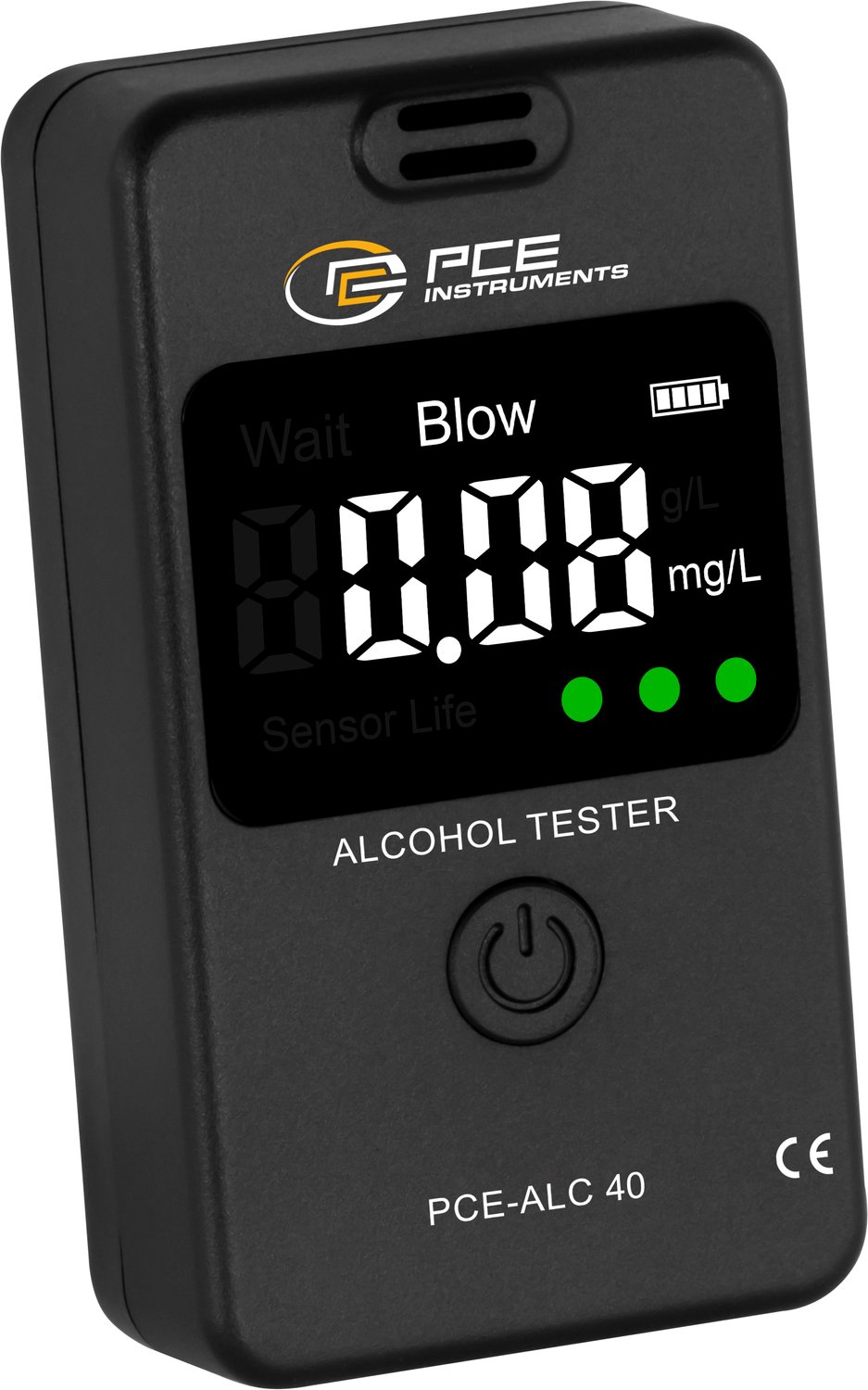 PCE Instruments PCE-ALC 40 Ethylomètre avec écran, possibilité dafficher différentes unités