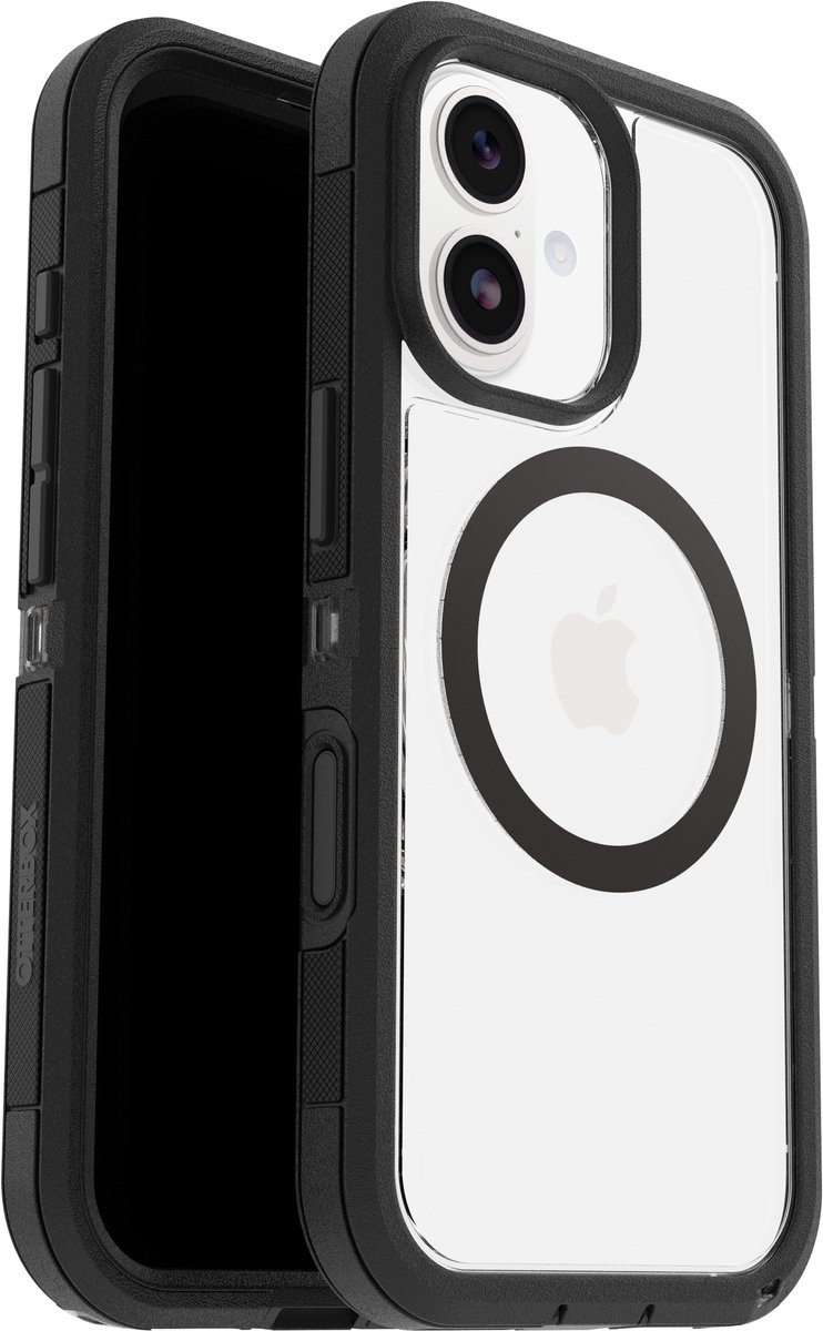 Otterbox 77-98480 Protection décran Apple iPhone 17 transparent, noir résistant aux chocs 77-98480