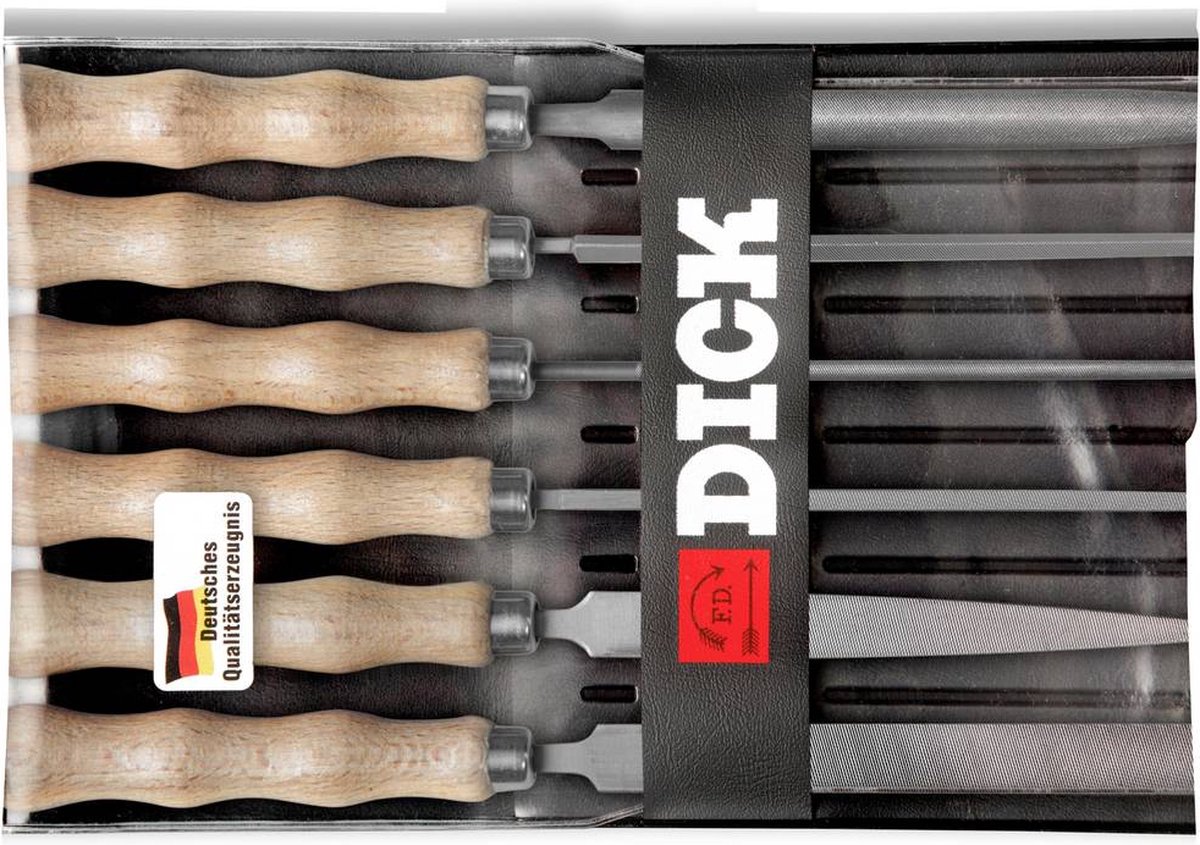 Dick 11871020 Jeu de clés 6 pièces 100/2 dans un sac noir « Dick », avec poignée 2K 85 mm Longueur 100 mm 1 set