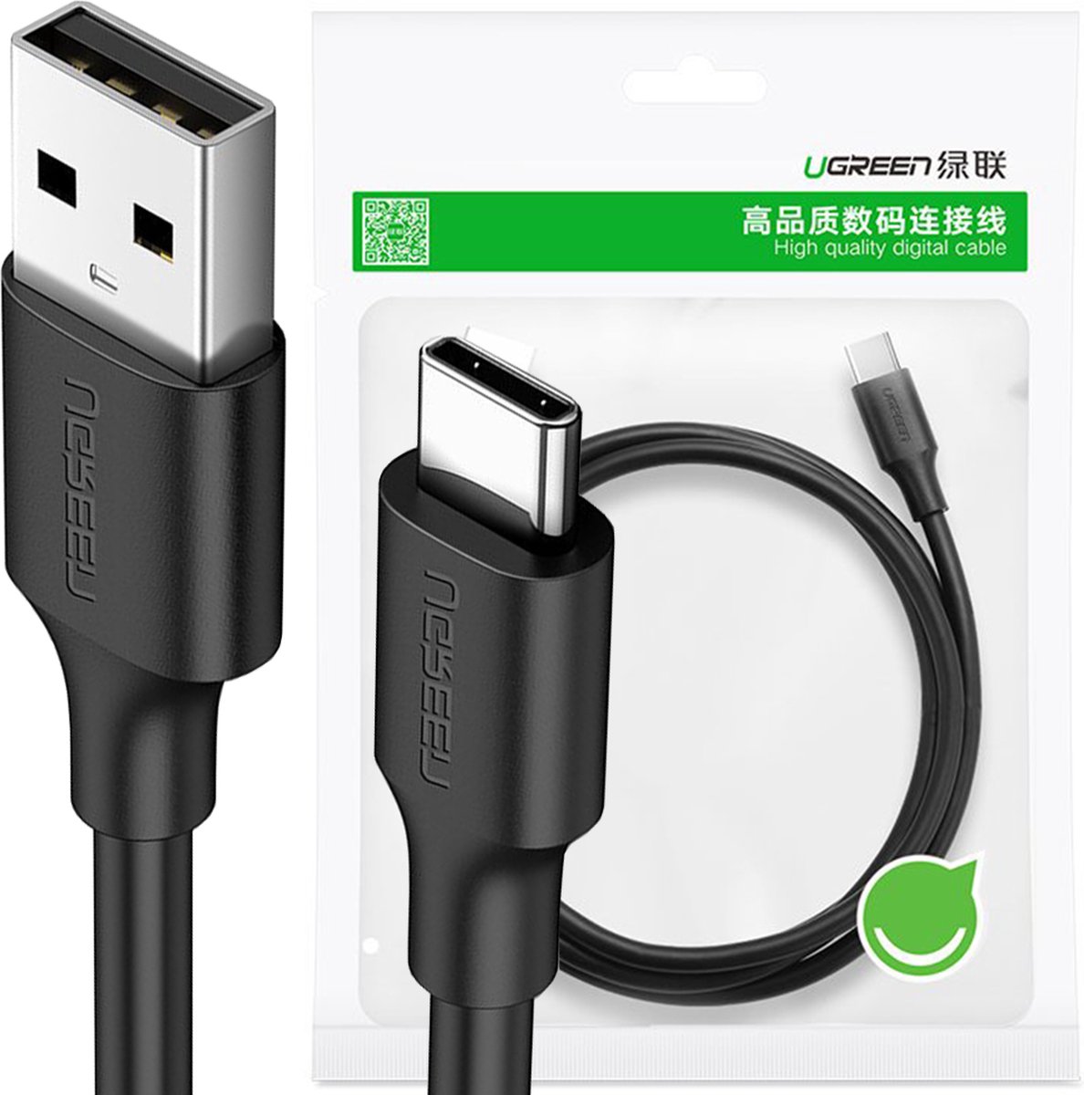 UGREEN kabel USB-A / USB-C 3A 1.5m