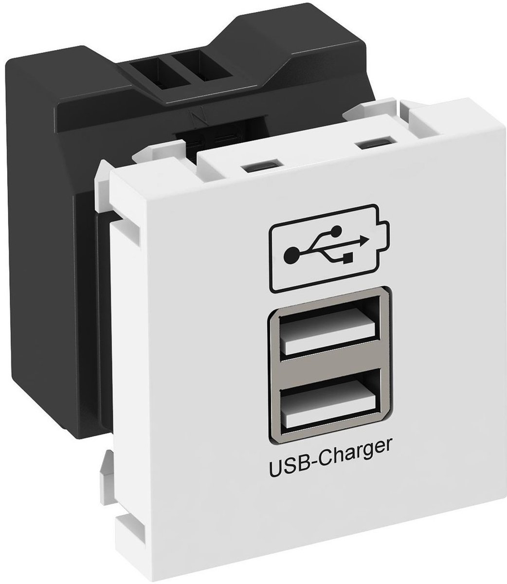 OBO Bettermann 6105300 Insert pour appareil électrique (l x H) 45 mm x 45 mm 1 pc(s) blanc