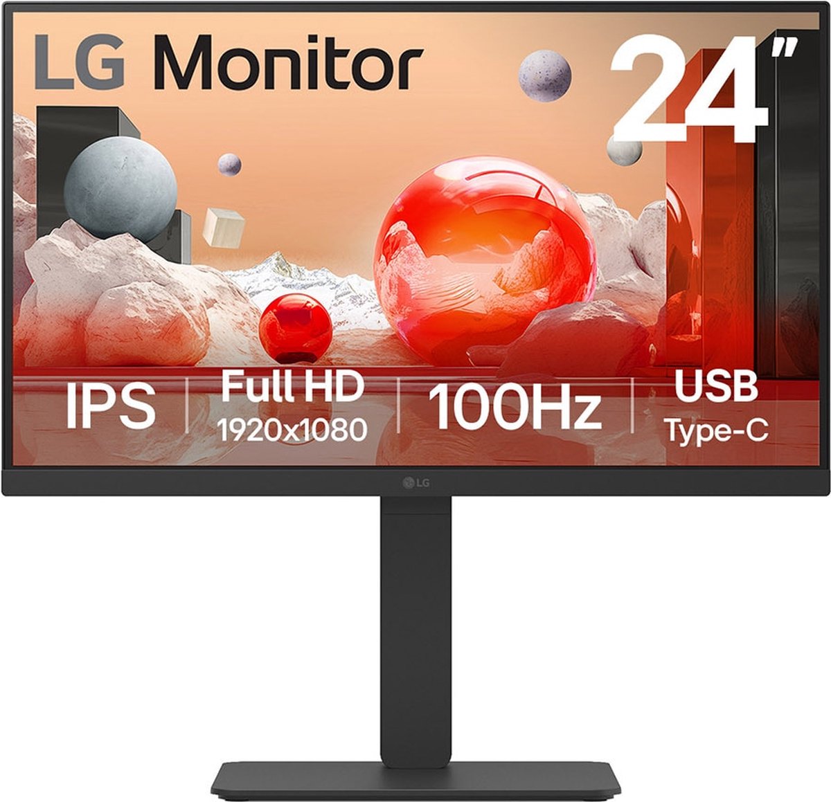 Moniteur LCD LG Electronics 24BA750-B CEE D (A - G) 60.5 cm 23.8 pouces 1920 x 1080 pixels 16:9 5 ms IPS LCD