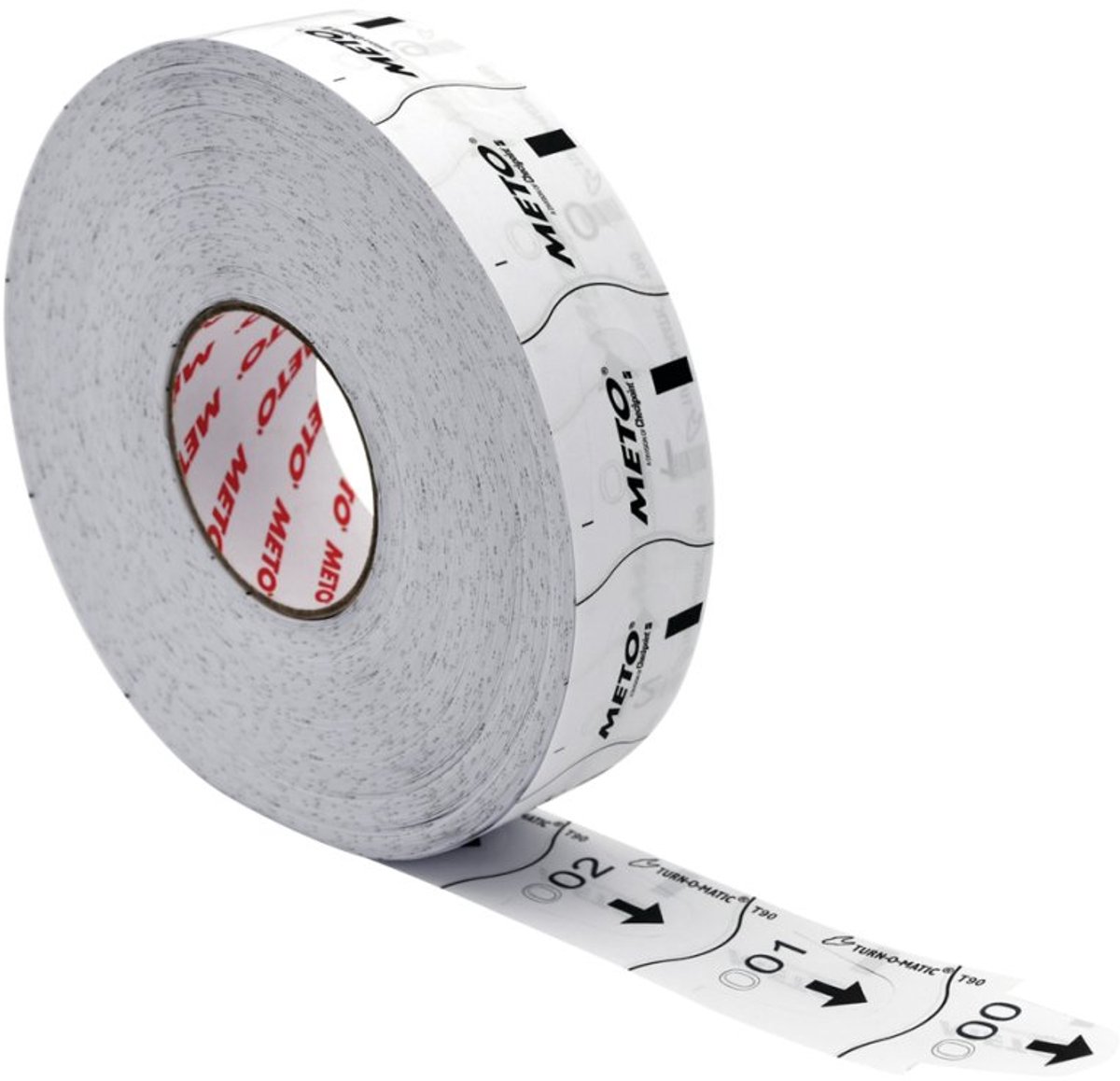 METO Turn-O-Matic Hvide, fortløbende numre 000-999