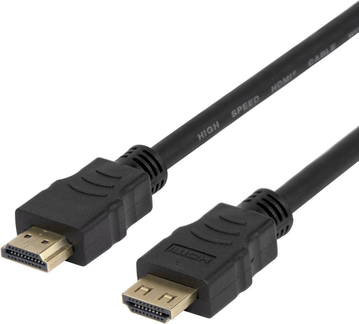 Deltaco HDMI cable with Ethernet - 4 m