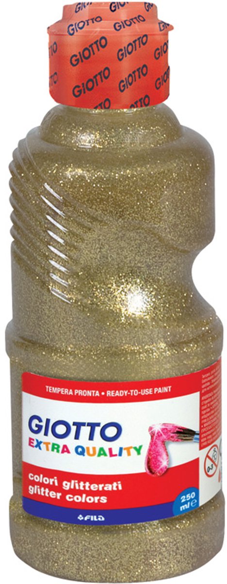 Giotto Glitter Paint 250 ml Yellow