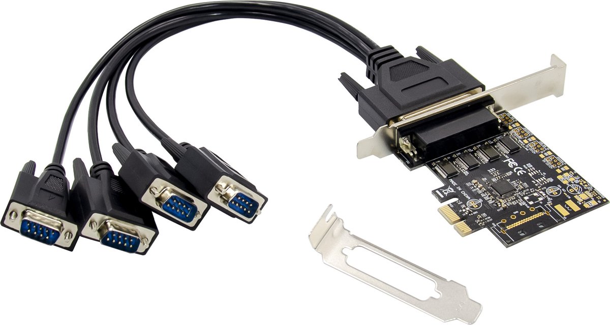 Conceptronic - serial adapter - PCIe 2.0 - RS-232 x 4