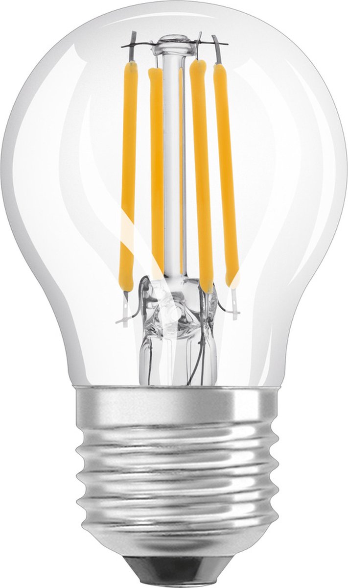 Osram LED pære LED Comfort krone klar 300lm 2,2W/927 (25W) dæmpbar E27