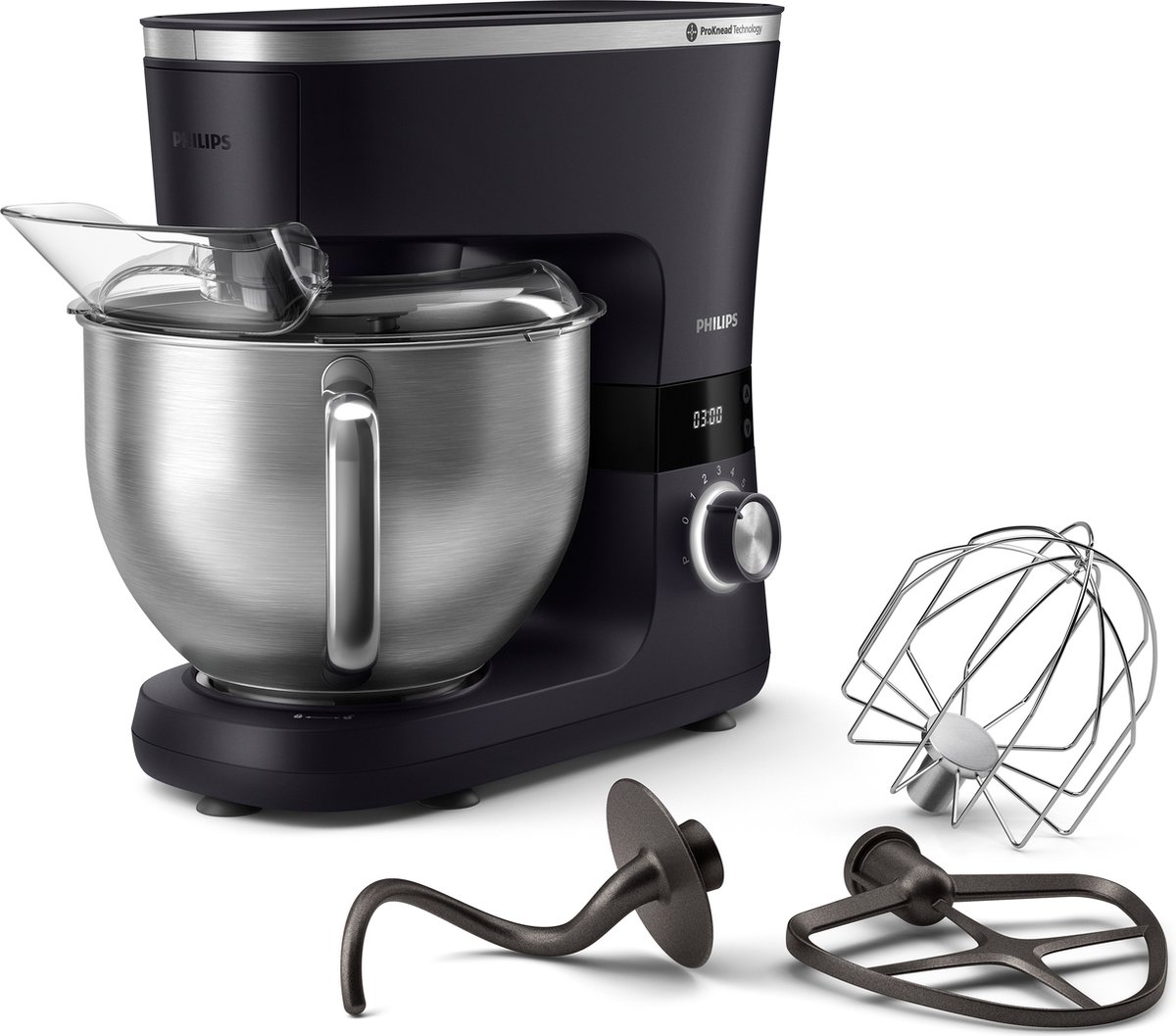 Philips Køkkenmaskine Series 7000 HR7962 - kitchen machine - 1000 W - black