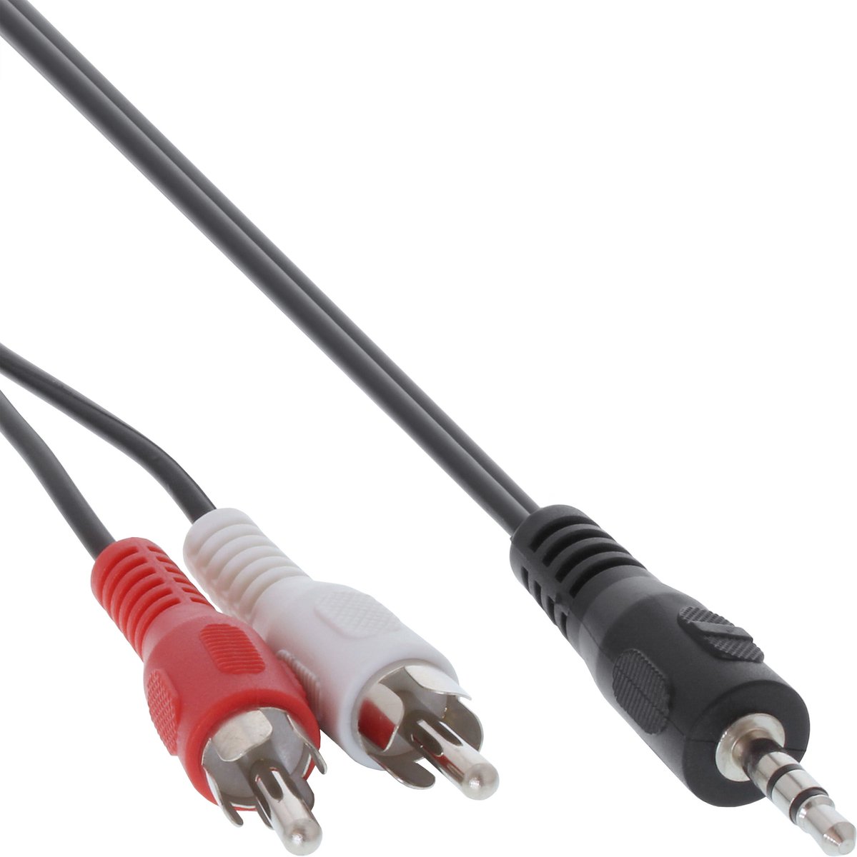 InLine 2 x RCA male - 3.5 mm male cable 50 cm