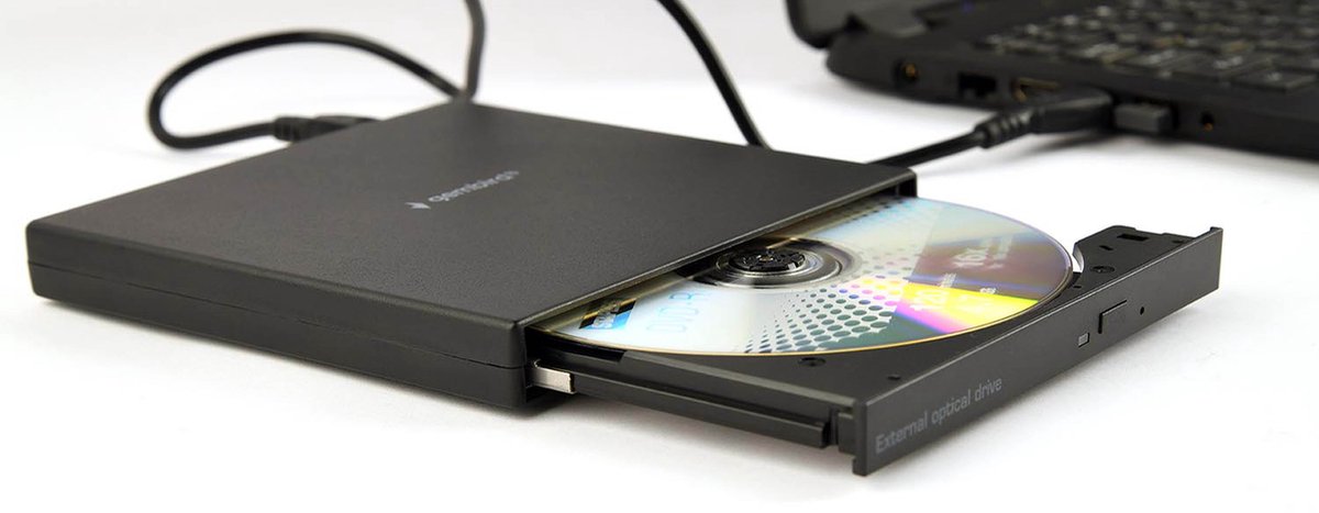 Gembird DVD±RW (±R DL) drive - USB 2.0 - external - DVD-RW (Brænder) - USB 2.0 - Sort