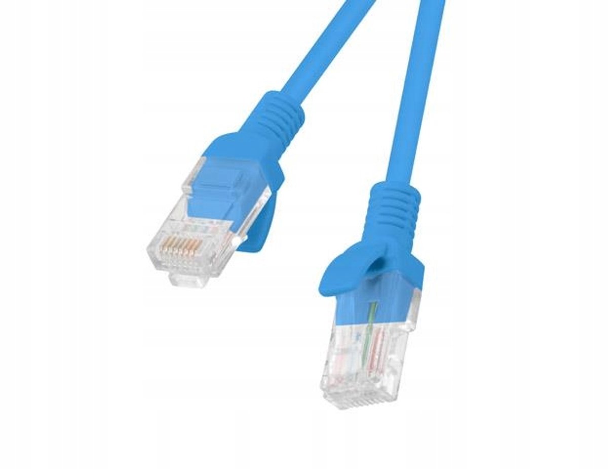 Lanberg patch cable - 15 m - blue RAL 5012 - Blå - 15m