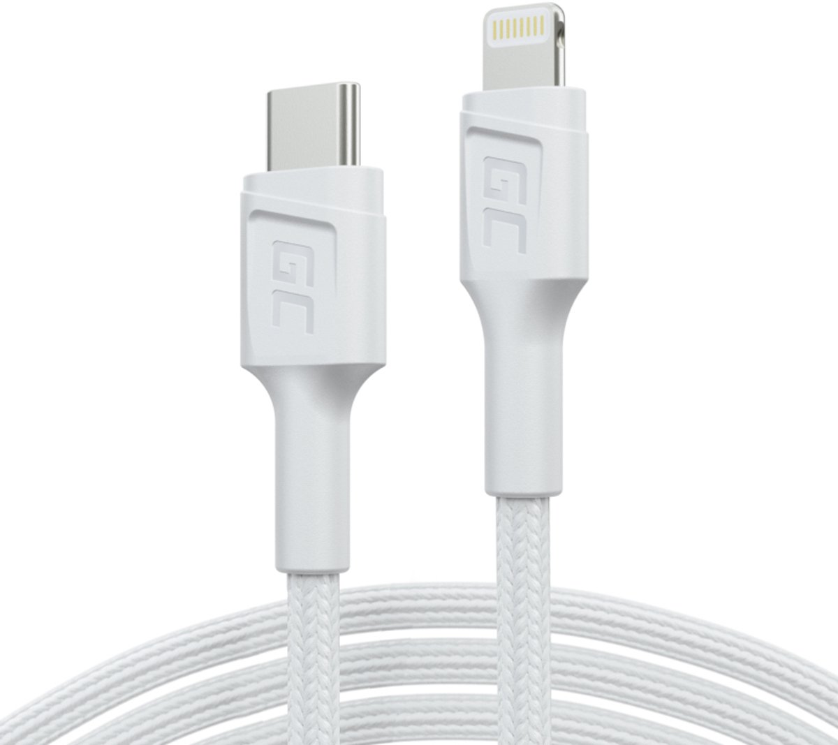 Green Cell PowerStream Lightning cable - MFI Certified - 1 m