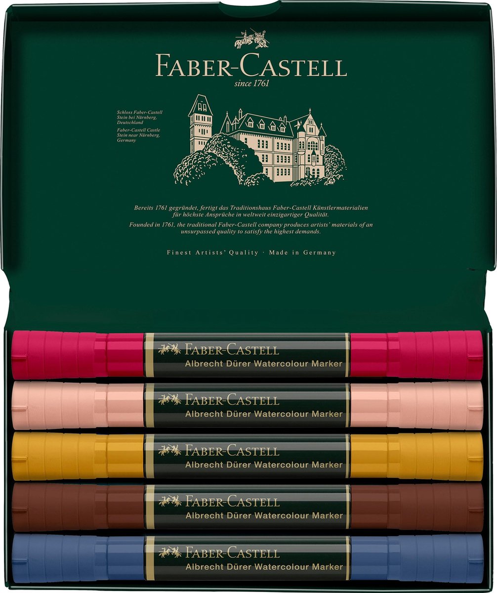 Faber-Castell Alb. Dürer watercolour Portrait 5 ass