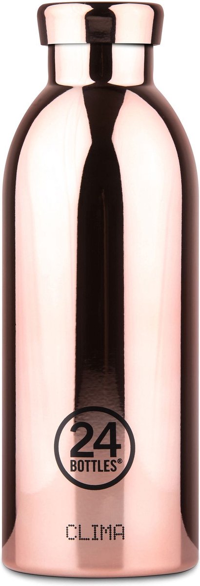 24Bottles Clima Bottle 0.5 L - Rosa Gold