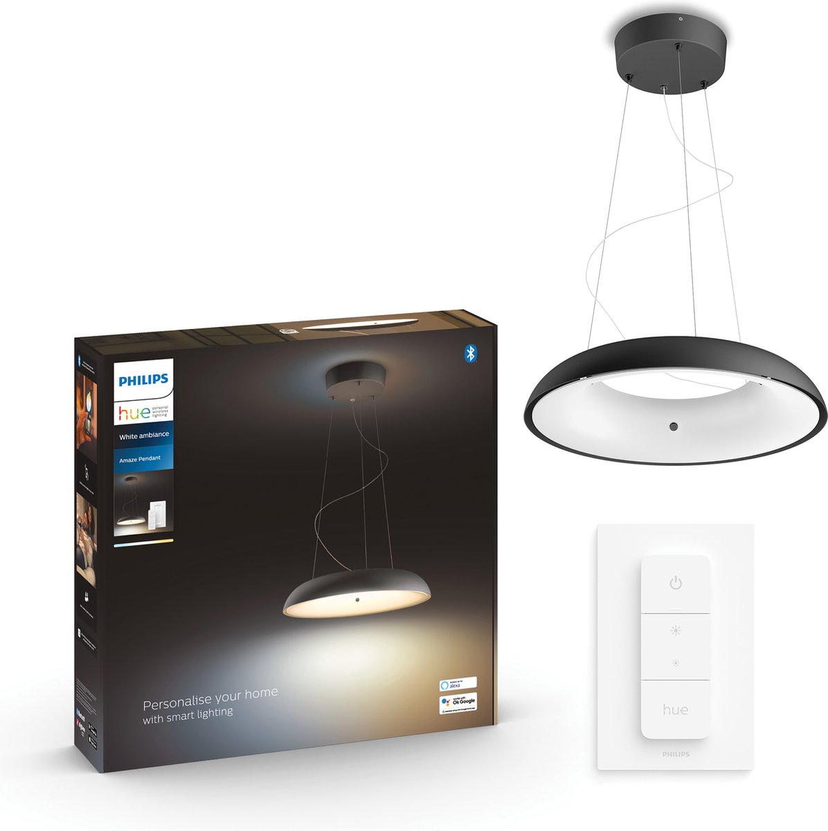 Philips Hue Amaze Pendel Loftlampe - Sort