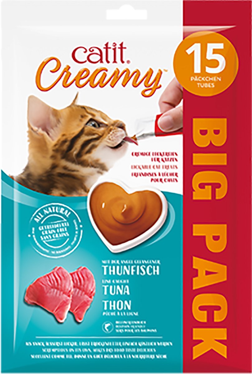 Catit catit cremet premium godbid til katte tun 15x