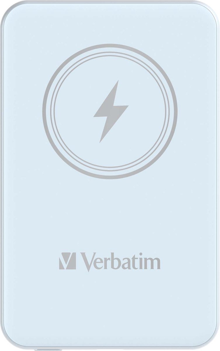 Verbatim Charge 'n' Go wireless power bank - magnetic mount - Li-pol - 24 pin USB-C - 20 Watt