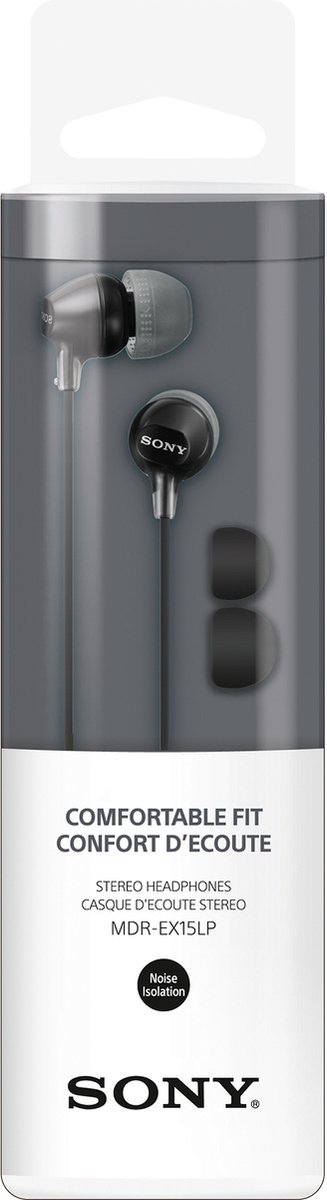 Sony MDR-EX15LP - In-ear - Sort