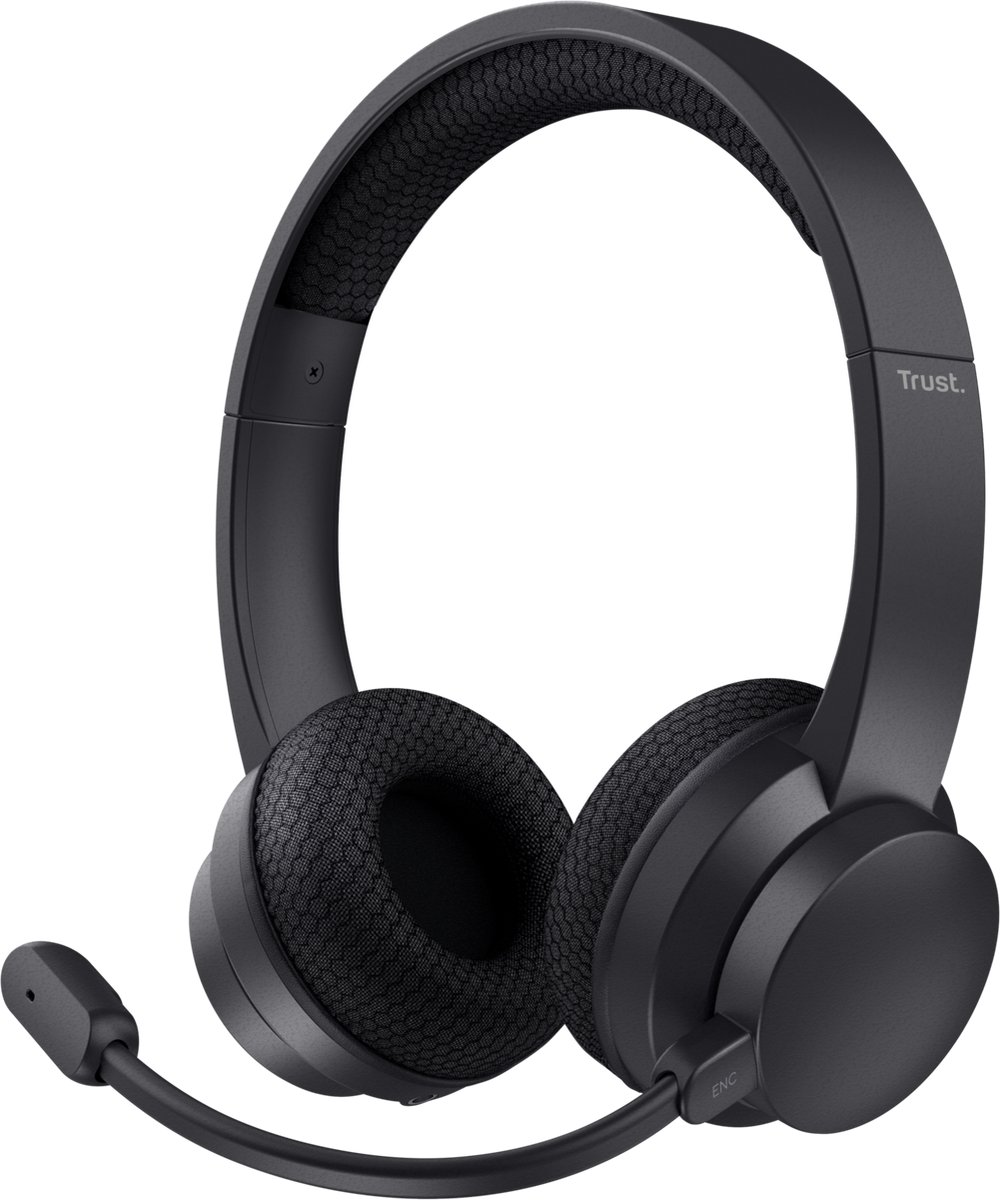 Trust Ayda Wireless ENC headset - Black