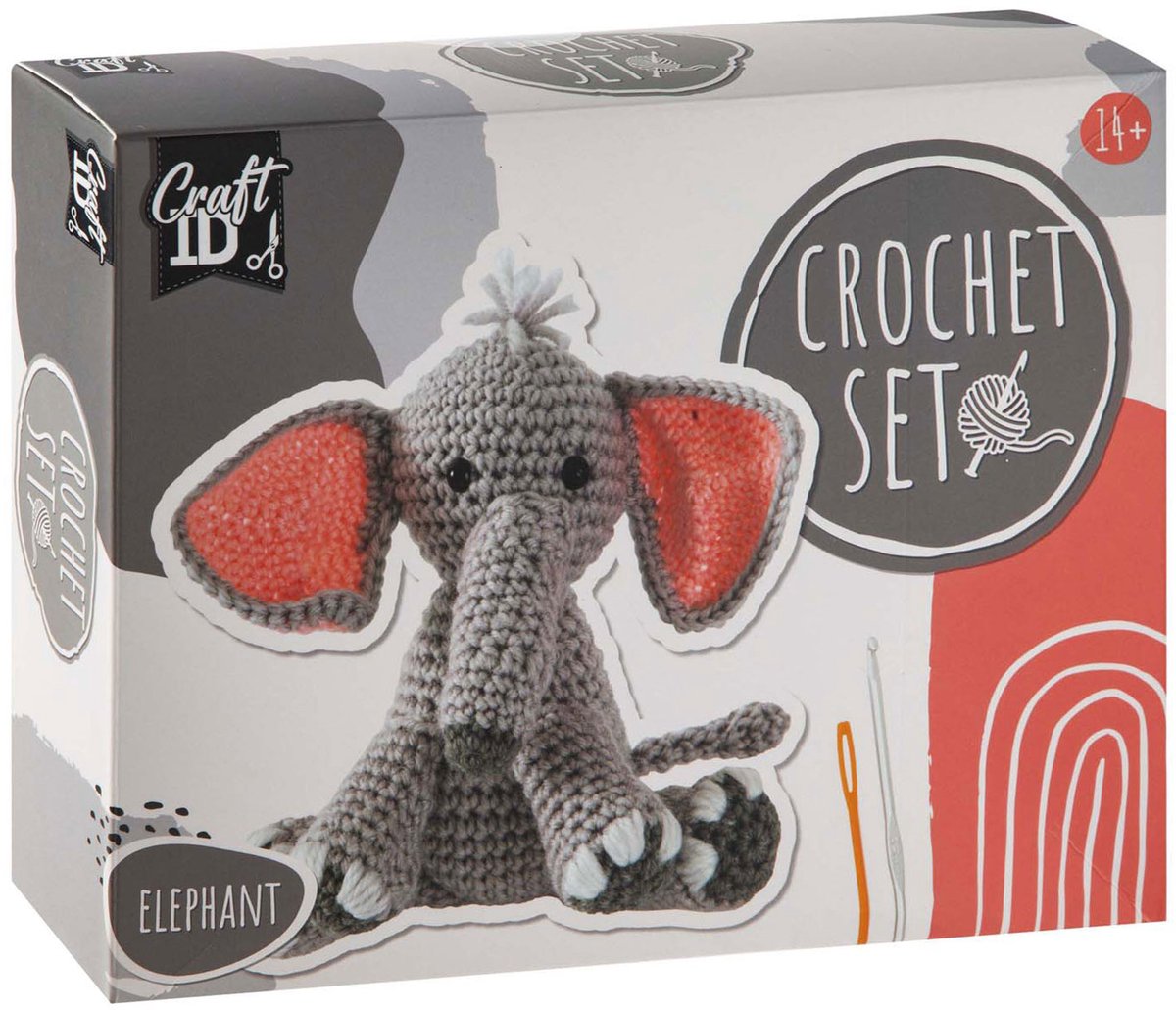 Creative Craft Group CROCHET KIT Hæklesæt ELEFANT