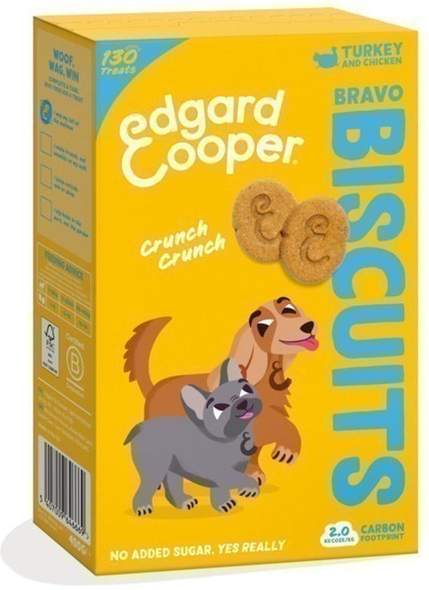 Edgard Cooper edgard cooper bravo hundekiks kalkun 400g