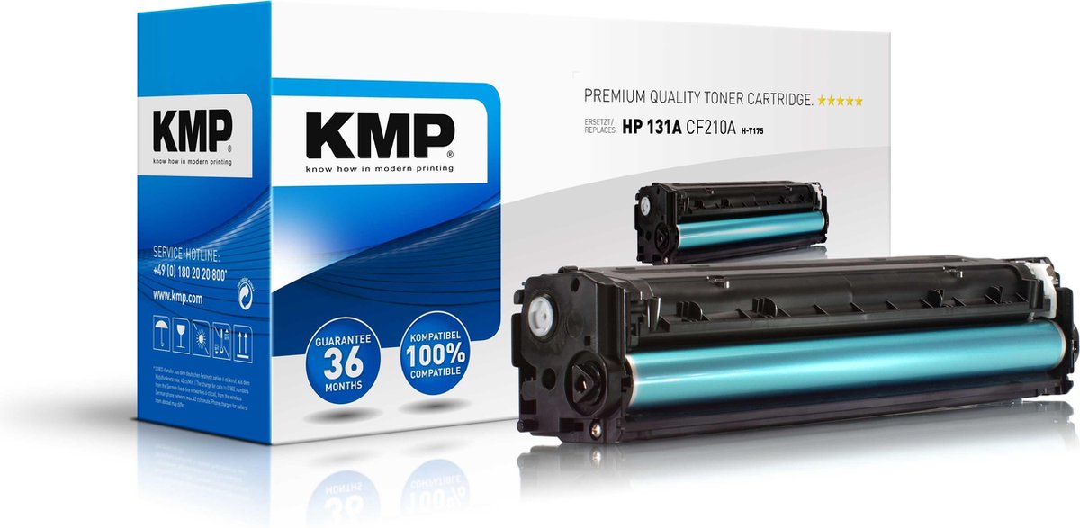 KMP H-T175 - black - compatible - toner cartridge (alternative for: HP 131A)